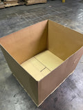 Used 48x40x36 Double Wall 2 ply Full Bottom Rectangular Gaylord Box , Shipping Box, Pallet box