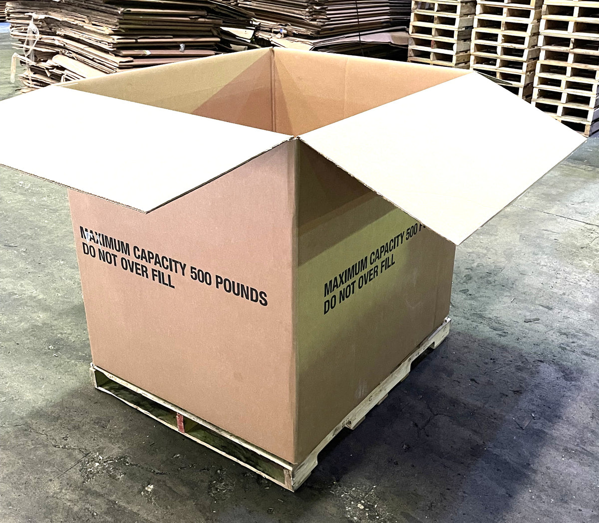 Used 46x38x43 Double Wall Full Bottom Full Top Double Flap
