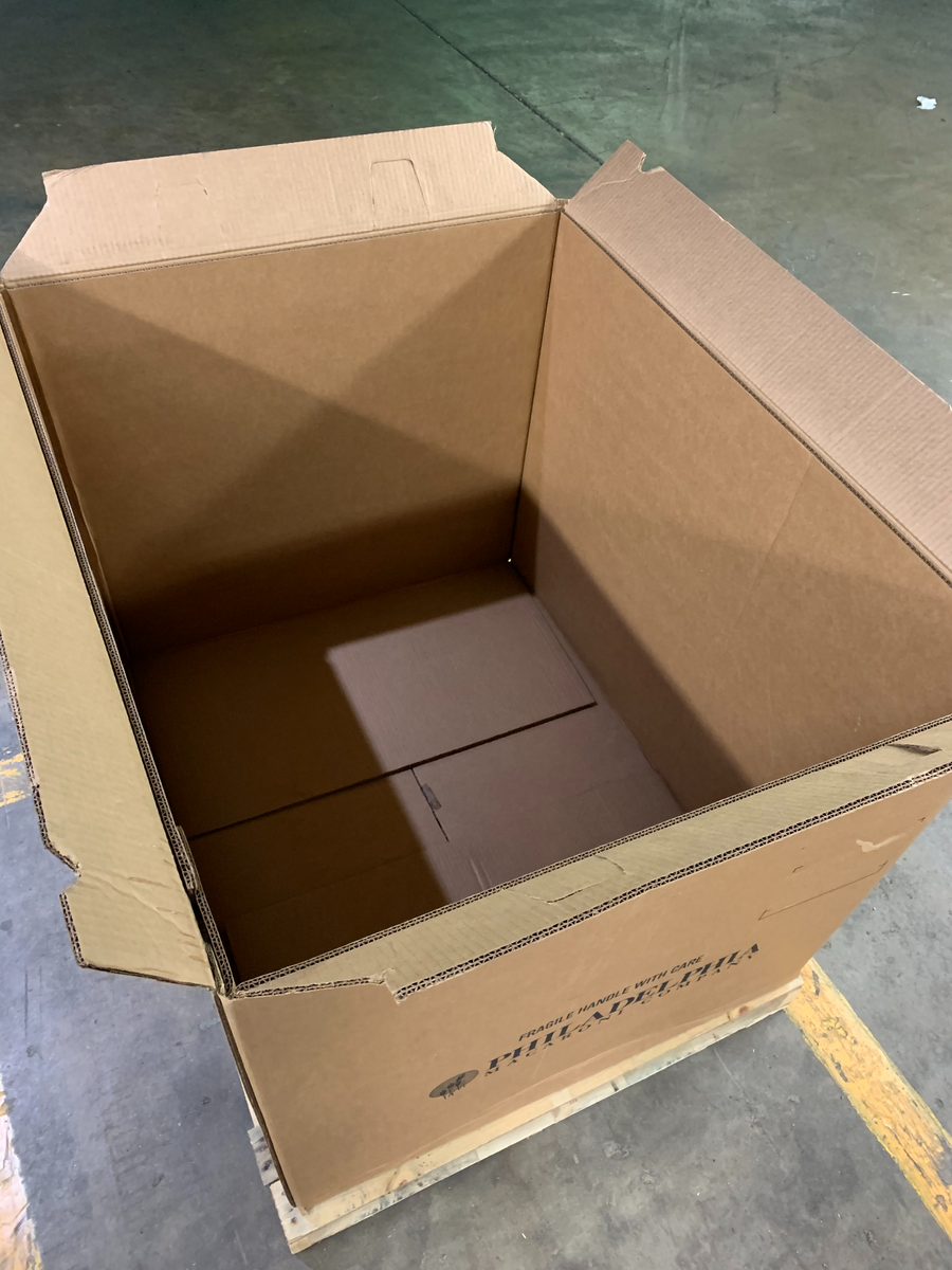 Used 48x40x36 Triple Wall Full Bottom Rectangular Gaylord Box
