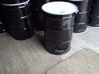 Used 55 Gallons Steel Drum / Steel Barrel with Cover with Bolt or Lever  Ring