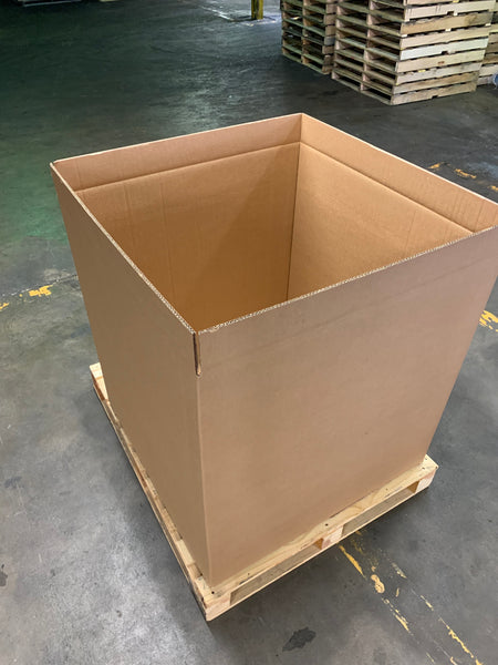 New 36x36x36 Heavy Duty Double Wall Gaylord Box , Shipping Box, Pallet box