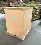 Used 46x38x42 Double Wall Full Bottom Rectangular Gaylord Box , Shipping Box, Pallet box