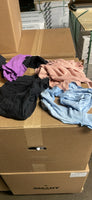 50 lb. Box of cut colored fleece rags , Wiping cloth , Wiping rags