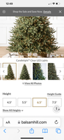 6.5” Classic Blue Spruce Balsam hill Christmas Trees