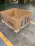 Used 48x40x20 Six Wall Full Bottom Rectangular Gaylord Box , Shipping Box, Pallet box