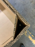 Used 48x40x20 Six Wall Full Bottom Rectangular Gaylord Box , Shipping Box, Pallet box