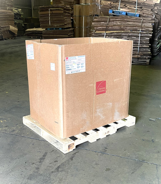 Used 45x36x42 Triple Wall Full Bottom Rectangular Gaylord Box , Shipping Box, Pallet box