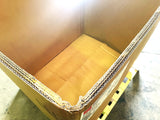 Used 45x36x42 Triple Wall Full Bottom Rectangular Gaylord Box , Shipping Box, Pallet box