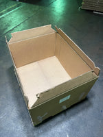 Gaylord box , triple wall pallet bin box, 24 inch tall rectangular full bottom 