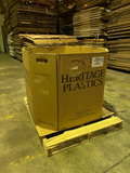 Used 37x35x36 Heavy Duty Octagon Five Wall Gaylord Box , Shipping Box, Pallet box